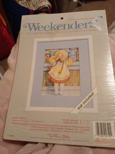Weekenders cross stitch kit - cross,