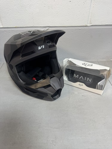 Fox camo helmet youth small - fox,
