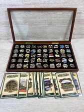 Danbury Mint British Locomotive Train Pin Badge with Cards Multi Listing