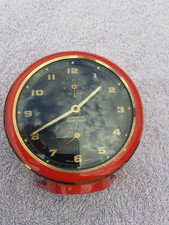 Vintage " Wehrle " Sanssouci Hand Wound Alarm CLOCK. 1960s  70s? WORKING  TESTED