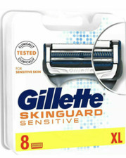 Gillette SKINGUARD Sensitive Shaving Razor Blades NEW 100% genuine