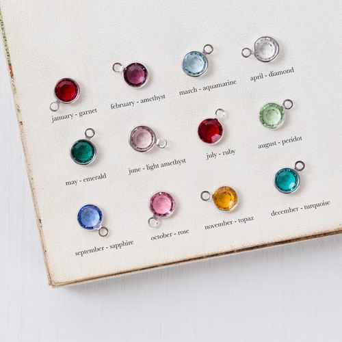 Piece birthstone channel - 12-piece,