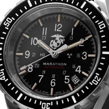 MARATHON GSAR Military Dive Watch USMC: 26J, Automatic, New w/ 2-yr warranty NEW