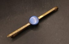 Unusual Old Vintage Gold Tone Tie Bar Clip - Crude Design - Olde Worlde 