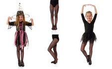 Girls Small Scale Fishnet Tights Dance Ballet Halloween Party Aurellie
