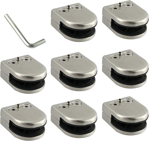 Glass clamp 8pcs 7mm - glass, 6-7mm