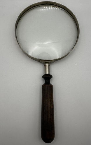 Vintage large magnifying glass - magnifying,