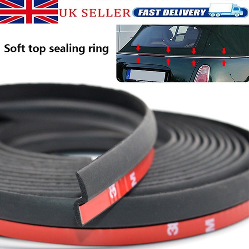 Rear soft top roof weather - rear,