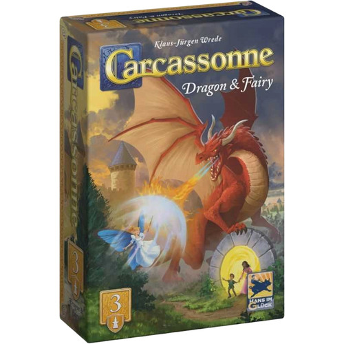 Carcassonne dragon fairy - dragon,