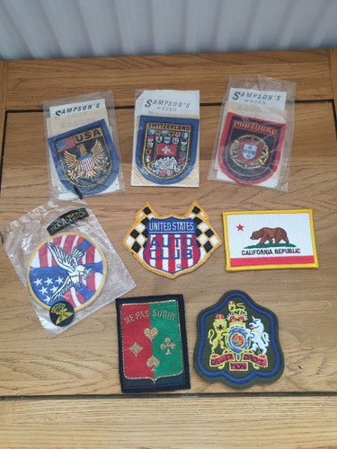 Vintage bundle woven badges - vintage,