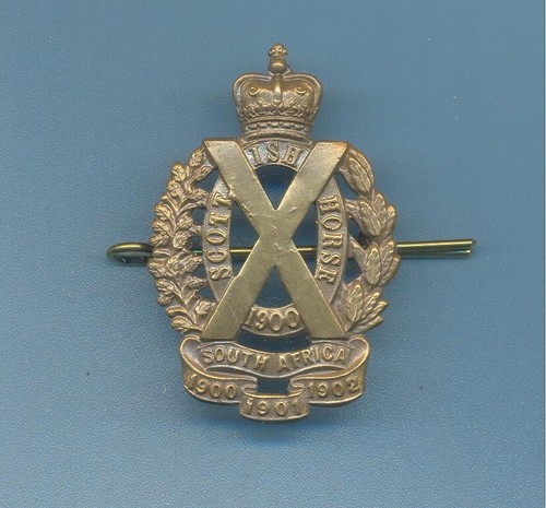 Scottish horse brass - army, cap