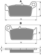 Goldfren Rear Brake Disc Pads