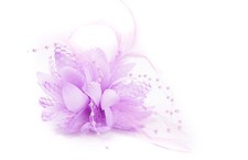 Flower Feather Fascinator Bead