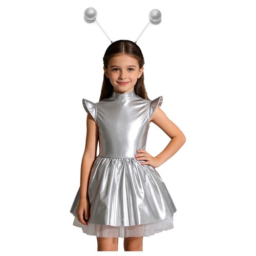 Girls dresses robot outfit - girls,