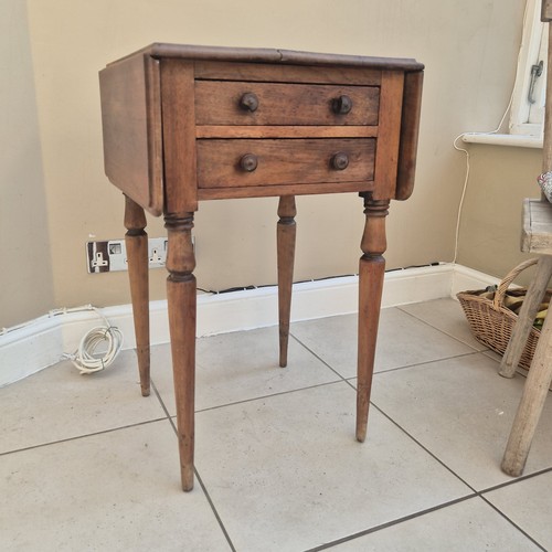 Antique 19thc mahogany drop - antique,