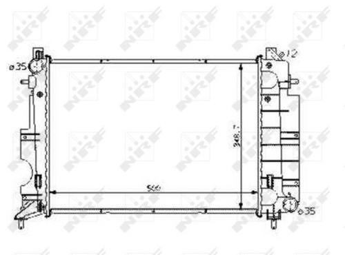 Nrf radiator for saab - nrf, 900