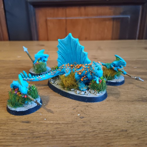 Lizardmen salamander metal - lizardmen,