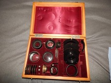 VINTAGE WOODEN CASED PART SET
