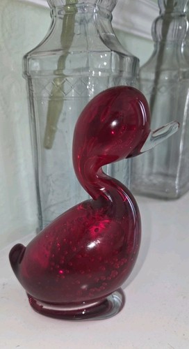 Whitefriars glass ruby red - glass,