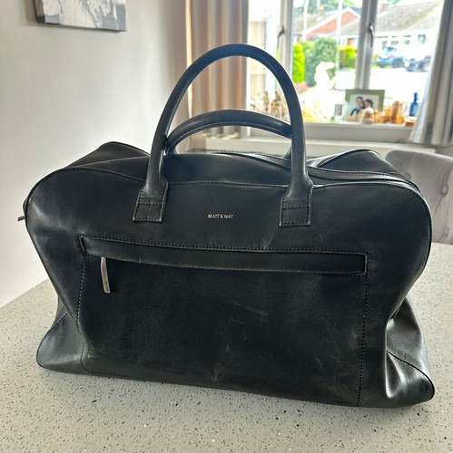 Matt nat black vegan - nat, leather