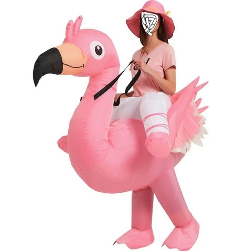 Adult inflatable flamingo - adult,