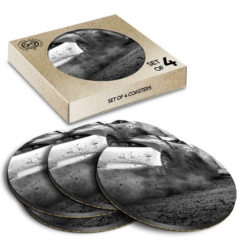 Boxed round coasters bw - 4,