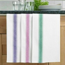 Kitchen Restaurant 100%Cotton Tea Towels Set Dish Cloths Glass Cleaning Drying