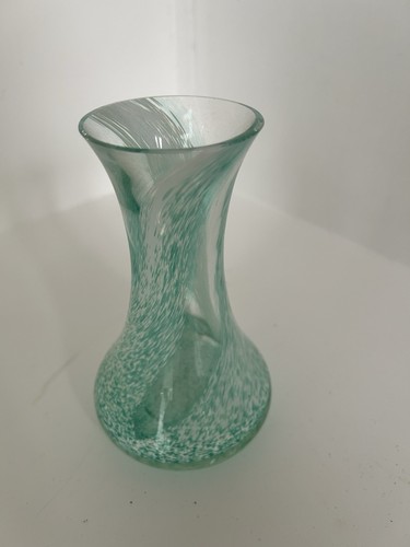 Caithness green swirl vase - caithness,
