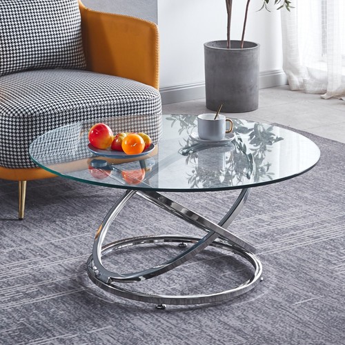 90cm round glass - round,