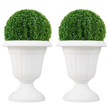 2 Pcs 46cm Urn Plastic Flower
