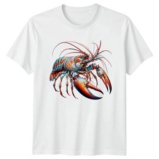 Lobster Marine Life Animals Mens T-Shirt Womens Tee Graphic Unisex Top