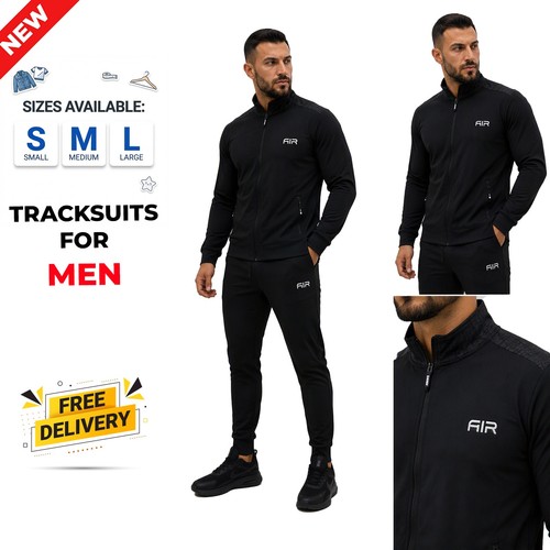 Men tracksuit set - set, zip