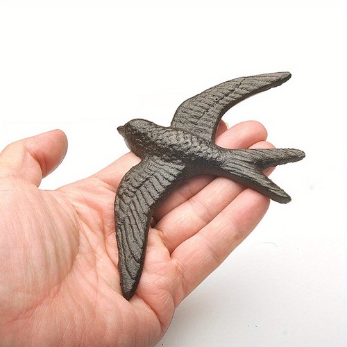 Cast iron swallow bird - iron,