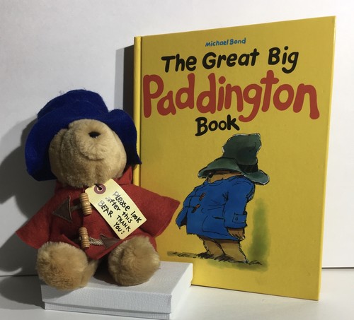 Paddington bear book plush - paddington,
