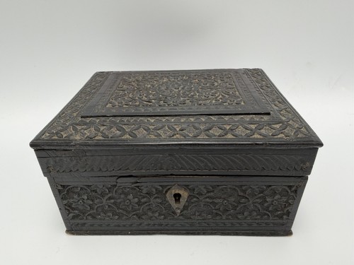 Anglo indian ebony - ebony, ornately
