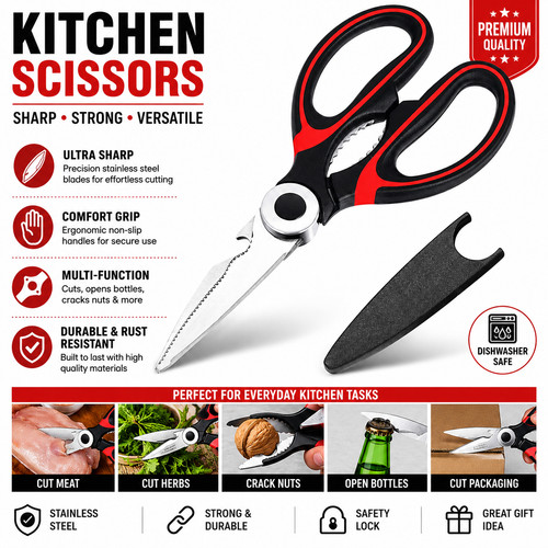 All purpose kitchen - all, shears