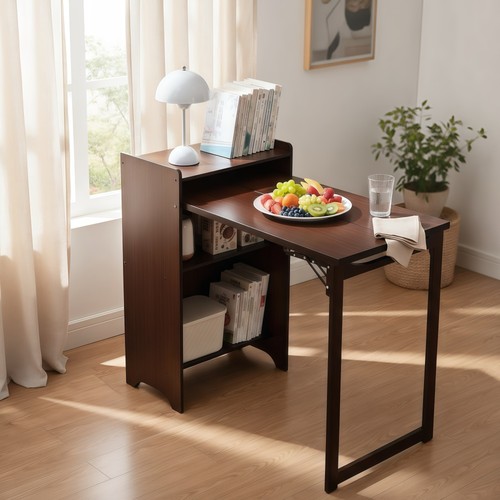 Folding desk with - with, storage