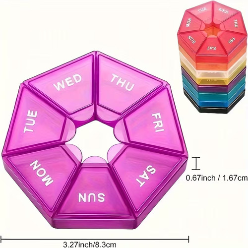 Weekly pill box - pill, daily