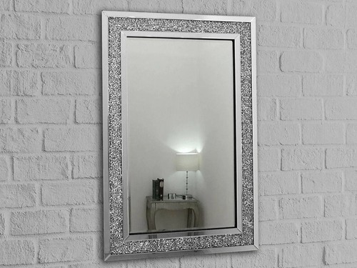 Crushed diamond mirror - crushed,
