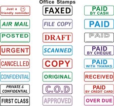 Office Self Inked Rubber