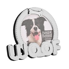 Dog Photo Frame 3'x3' Silver