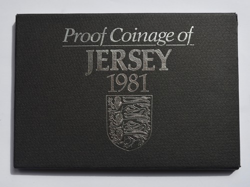 Jersey 1981 proof coinage - proof,