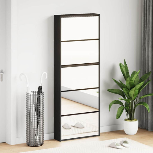 Shoe cabinet layered black - shoe,