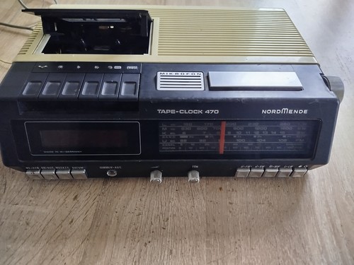 Vintage nordmende tape clock - vintage,