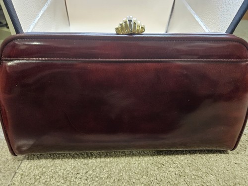 New bag vtg burgundy anne - in,