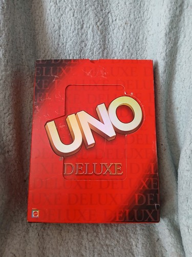 Uno deluxe card game complete - card,