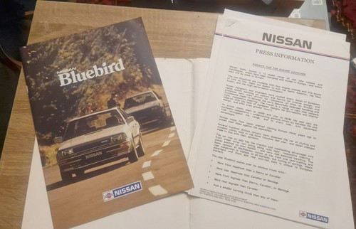 Nissan bluebird launch - launch, press