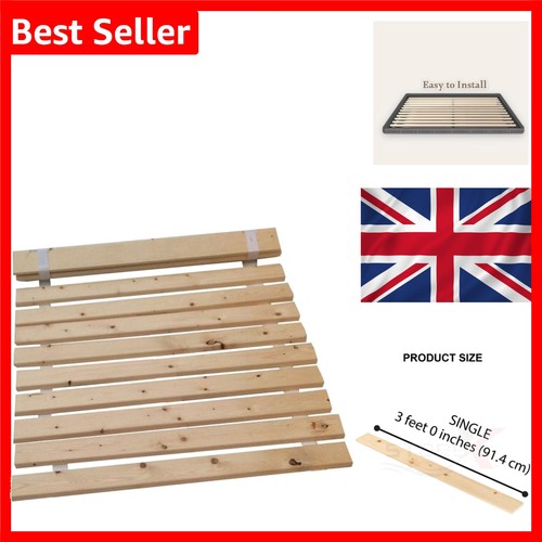 Pine wood bed slats 3ft - pine,
