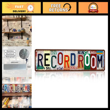 Vintage Record Room Wall Decor