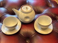Maebata tea pot - maebata, saucer